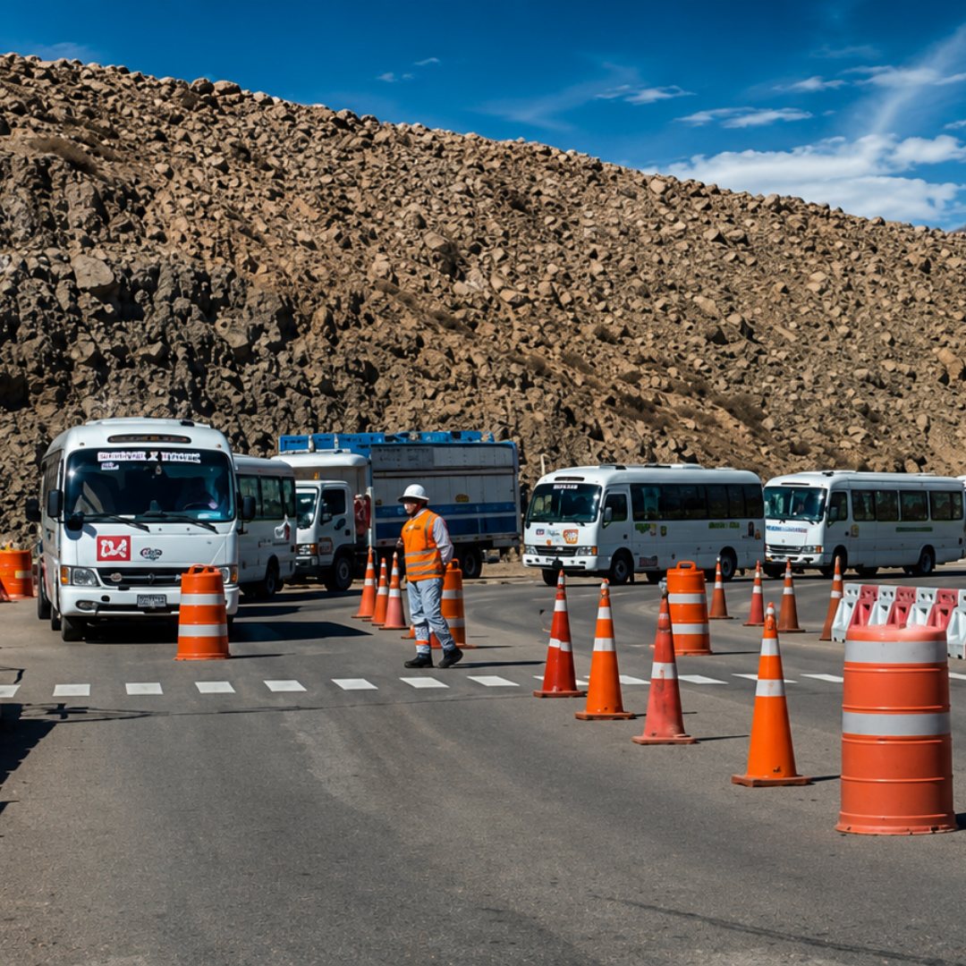 Proyecto Quellaveco — flota de transporte de personal